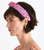 Candy Jeweled Knotted Headband, Pink Lagoon