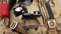 Tactical military jumpable haho nav board with compass on parachute strap