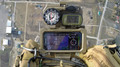 Tactical military jumpable haho nav board with compass under canopy