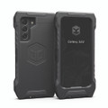 A black Galaxy S22 phone case.