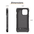  The dimensions framed around the Juggernaut.Case iPhone 15 Pro Max case.