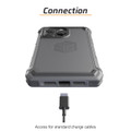 The chord connection that works with the iPhone 15 Pro Max ENDVR case.