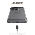 The chord connection that works with the iPhone 15 Pro Max ENDVR case.