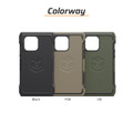 Three iPhone 15 Pro Max phone cases.