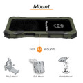 Mount size for the iPhone 16 Pro ADVNTR Juggernaut case.