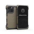 iPhone 16 Pro phone case in flat dark earth.