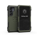 A Samsung Galaxy S25 phone case in OD green.