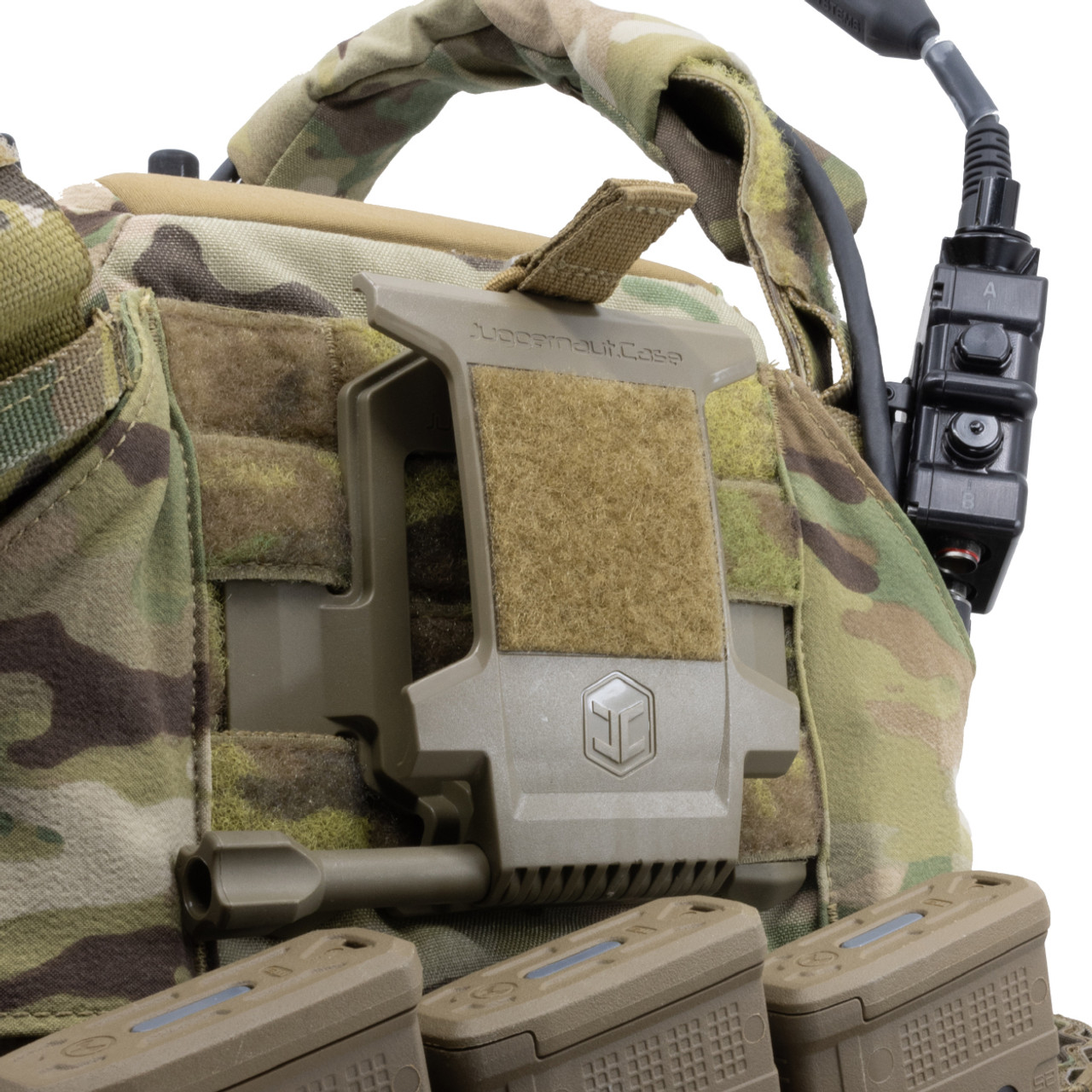 個人装備 Juggernaut Mount, PALS Armor Juggernaut Case Plate Carrier MOLLE Phone Mount