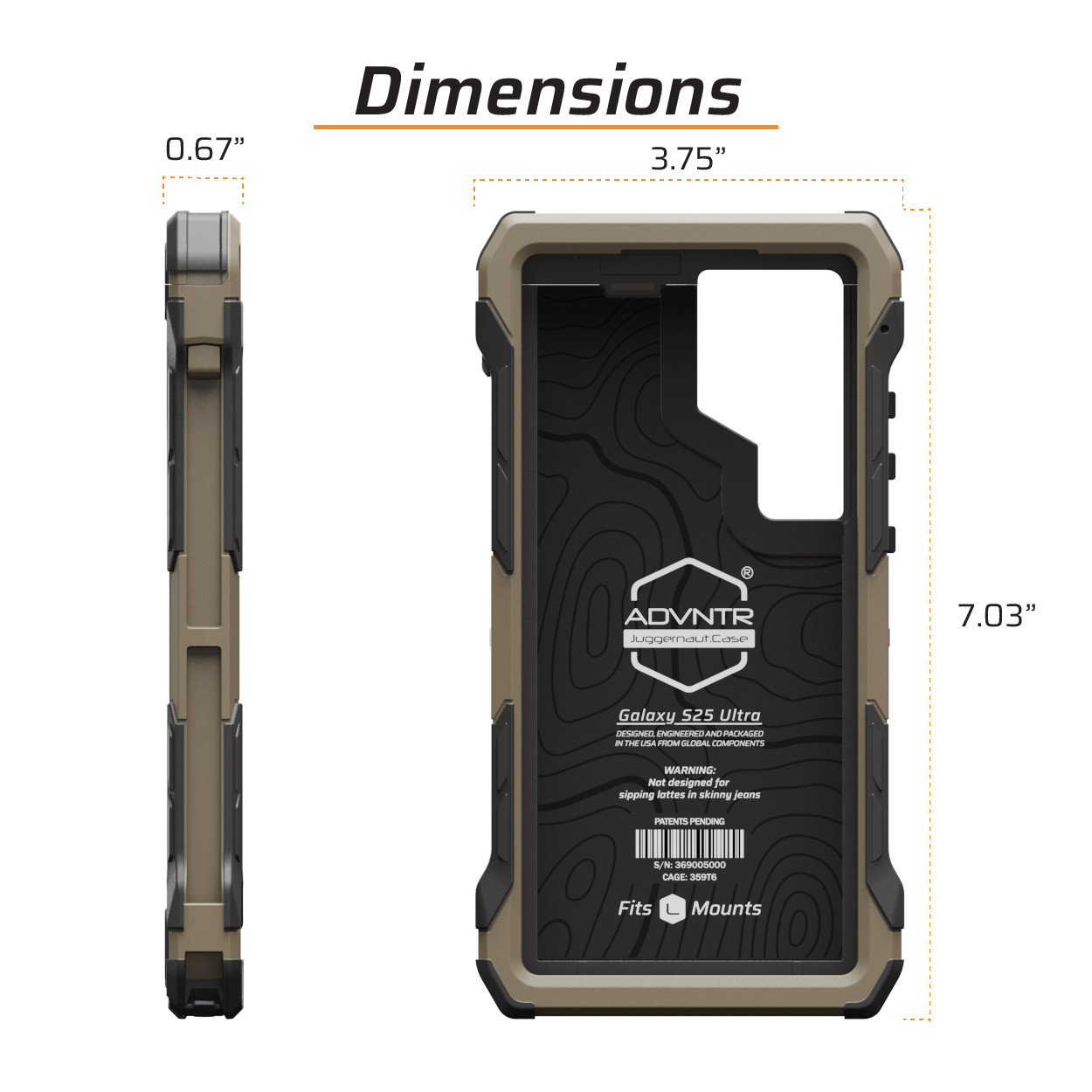 Juggernaut.Case Galaxy S25 Ultra ADVNTR Phone Case JG.ADVNTR.S25U. Juggernaut.Case Galaxy S25 Ultra ADVNTR Phone Case JG.ADVNTR.S25U.