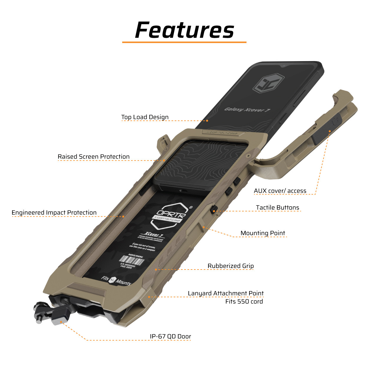 Juggernaut.Case™ XCover7 OPRTR Phone Case JG.OPRTR.XC6P.