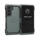 An ENDVR Galaxy S23 phone case in stone green.