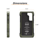 The dimensions of Juggernaut.Case's S23 case.