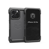 An iPhone 15 Pro gunmetal gray ENDVR case.