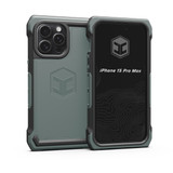 A stone green ENDVR case for iPhone 15 Pro Max.