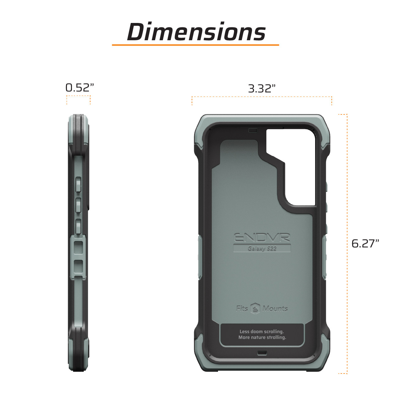 Samsung Galaxy S22 ENDVR Rugged Case | Juggernaut Case