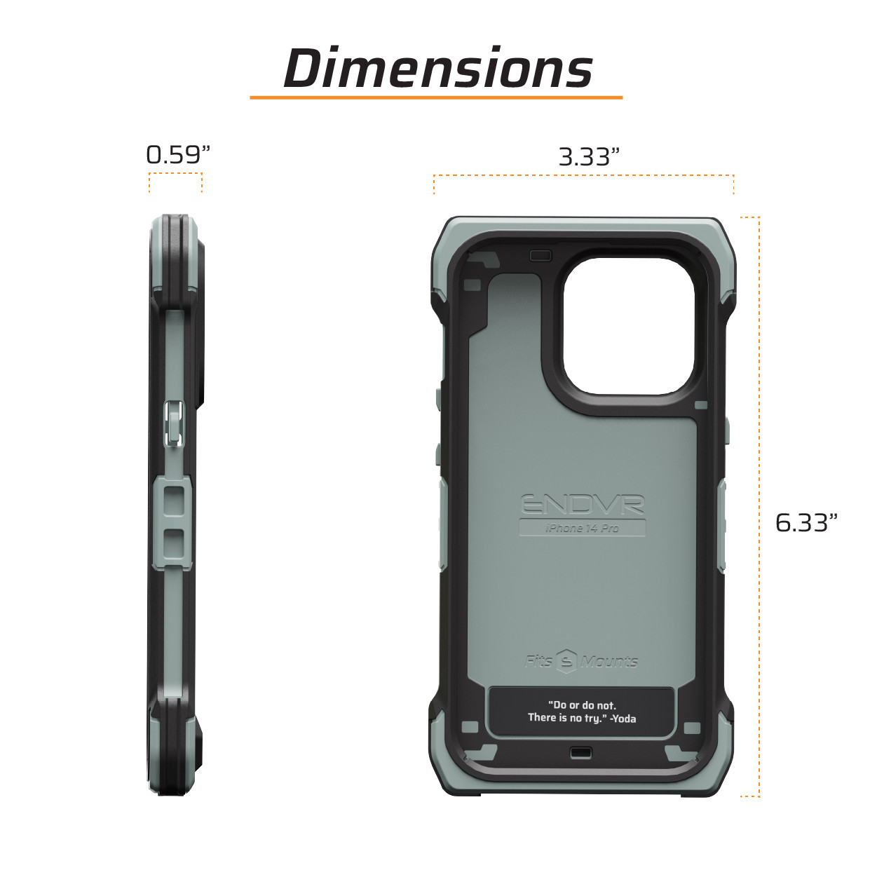 iPhone 14 Pro ENDVR Rugged Case | Juggernaut.Case