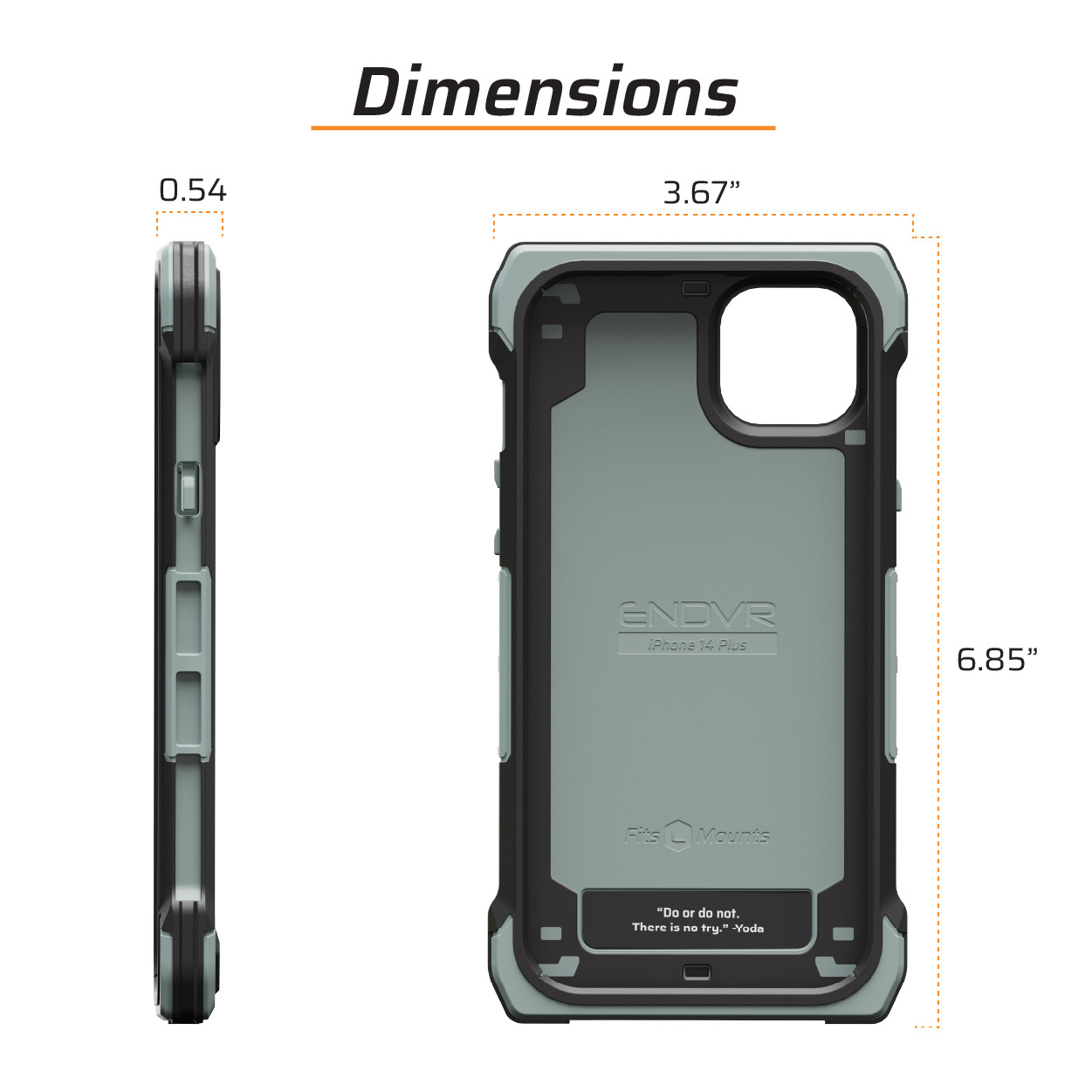 iPhone 14 Plus ENDVR Rugged Case | Juggernaut.Case