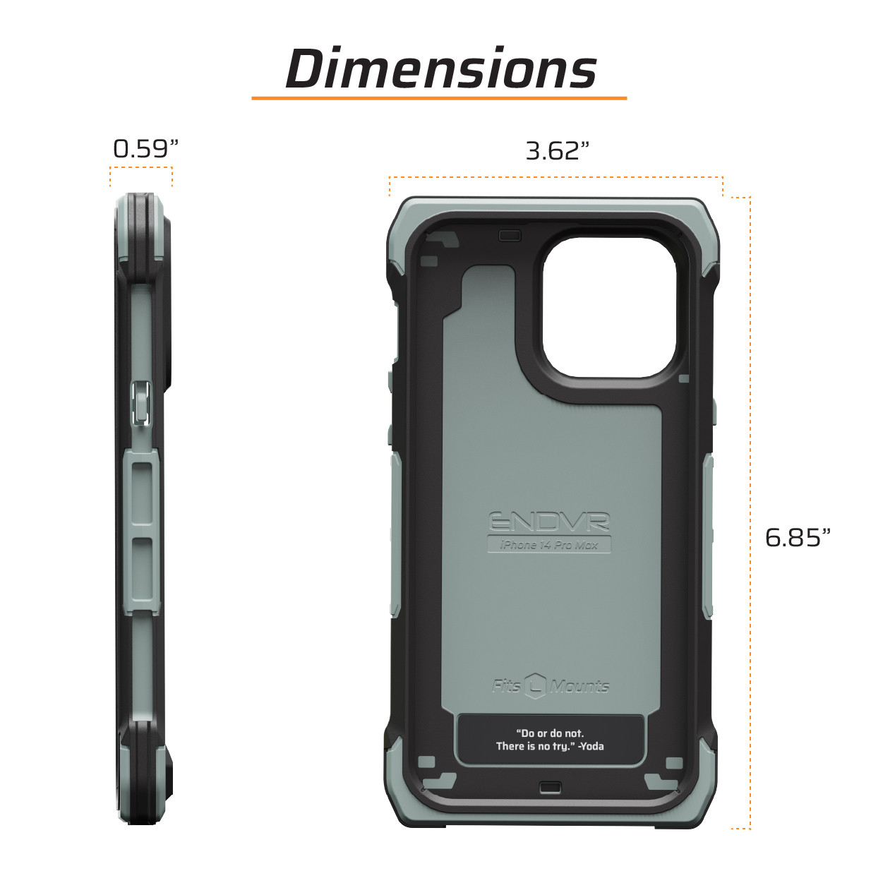 iPhone 14 Pro Max ENDVR Rugged Case | Juggernaut.Case