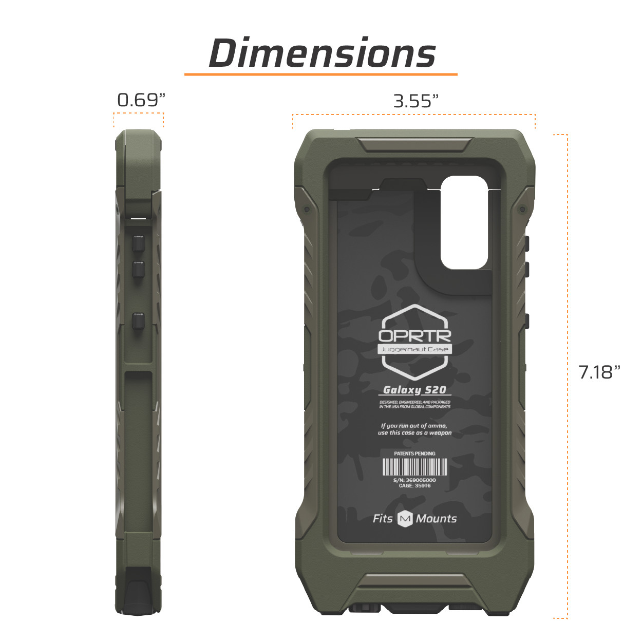 juggernoutcase ジャガーノート ギャラクシー s20 SLEEV Samsung Galaxy S20 OPRTR Rugged Case | Juggernaut.Case