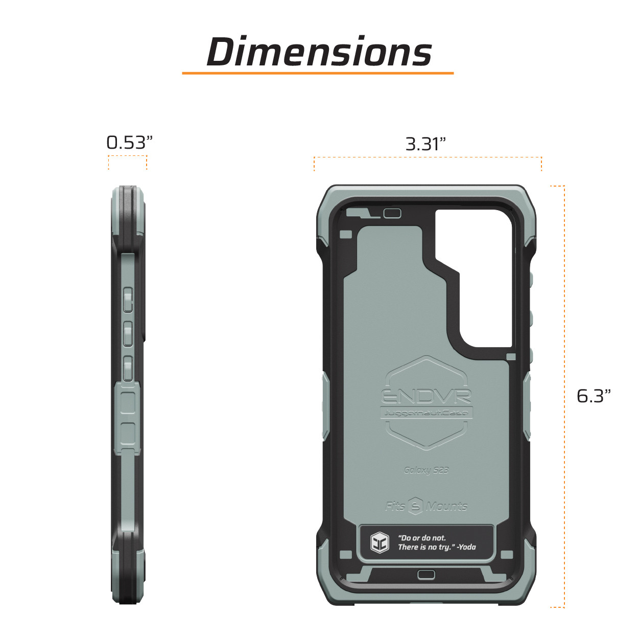 Samsung Galaxy S23 ENDVR Rugged Case | Juggernaut Case