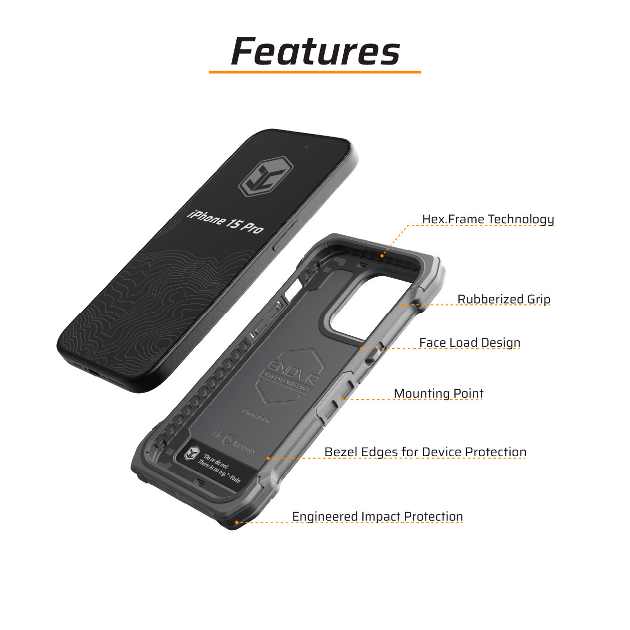 iPhone 15 Pro ENDVR Rugged Case | Juggernaut.Case