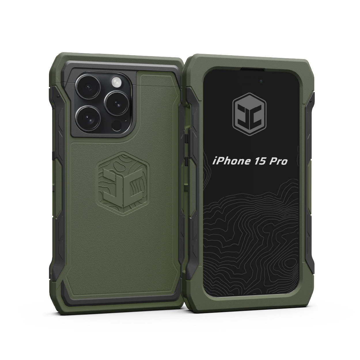 Juggernaut Case 実物　マウント　iPhone iPhone 15 Pro ADVNTR Rugged Case | Juggernaut.Case
