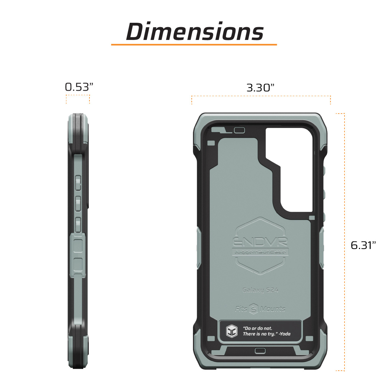 Samsung Galaxy S24 ENDVR Rugged Case | Juggernaut Case
