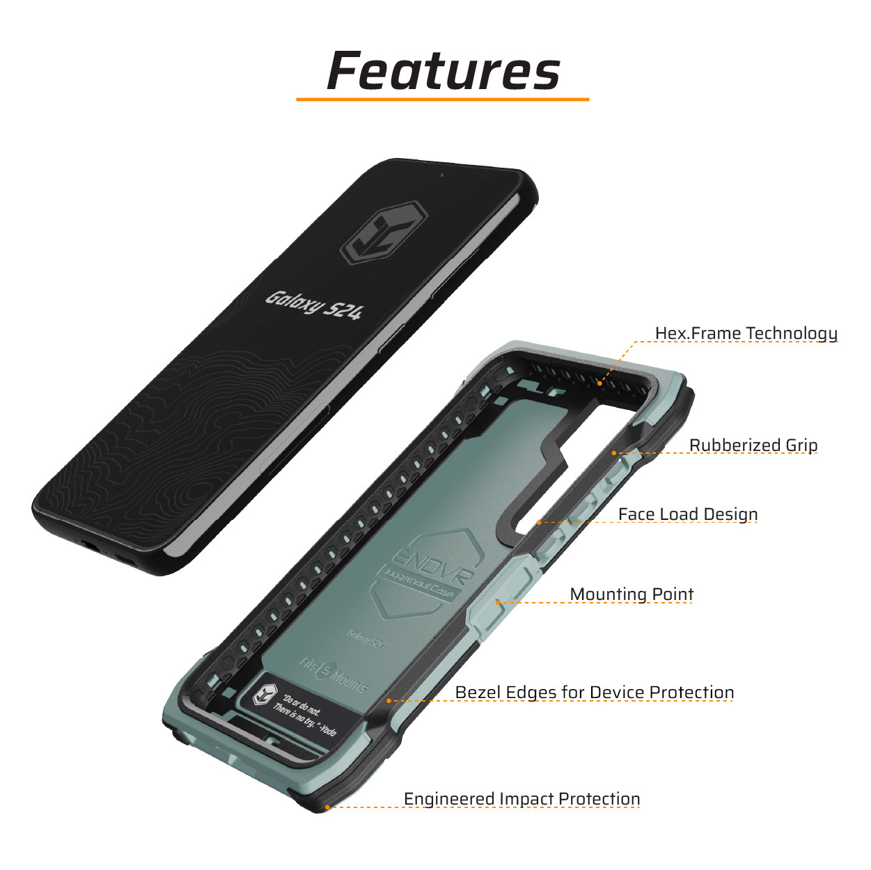 Samsung Galaxy S24 ENDVR Rugged Case | Juggernaut Case