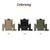 Three colors, FDE, black, & OD, for the PALS/MOLLE plate carrier phone mount.