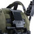 PALS/MOLLE plate carrier phone mount in black.