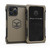 A flat dark earth iPhone 14 Pro Max phone case.