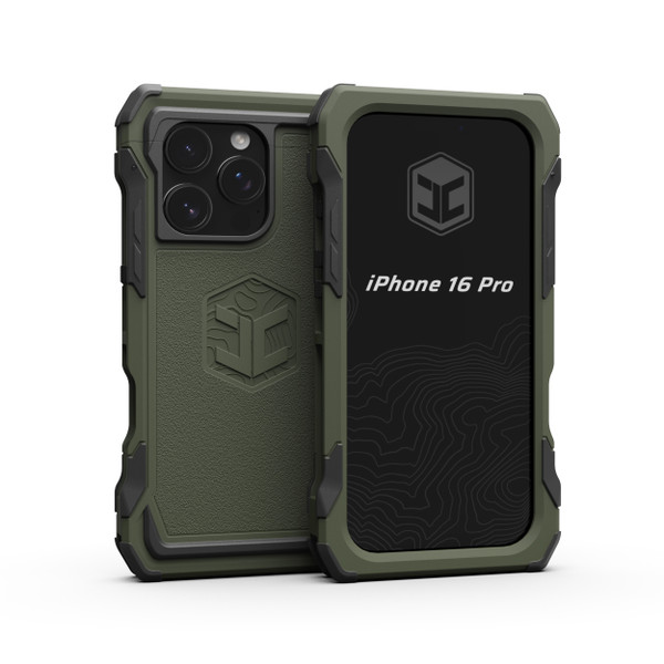 OD Green phone case for iPhone 16 Pro.