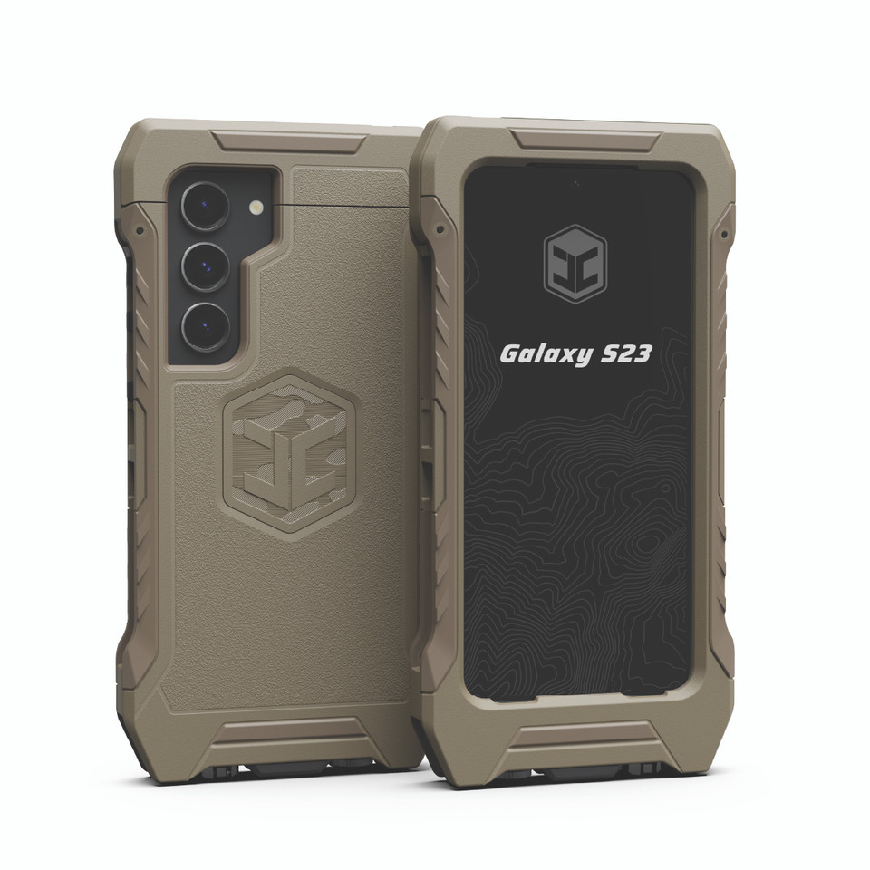 An FDE Galaxy S23 phone case for military.