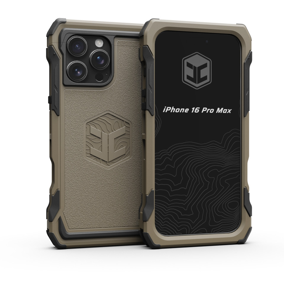 An iPhone 16 Pro Max case in FDE.