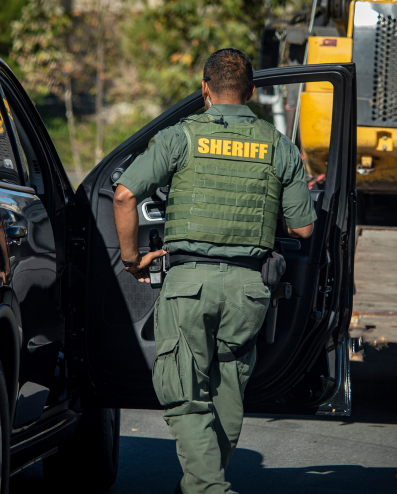 Tactical operator in action