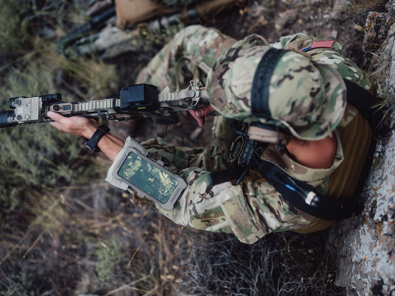 Juggernaut.Case Forearm Mount installed configuration