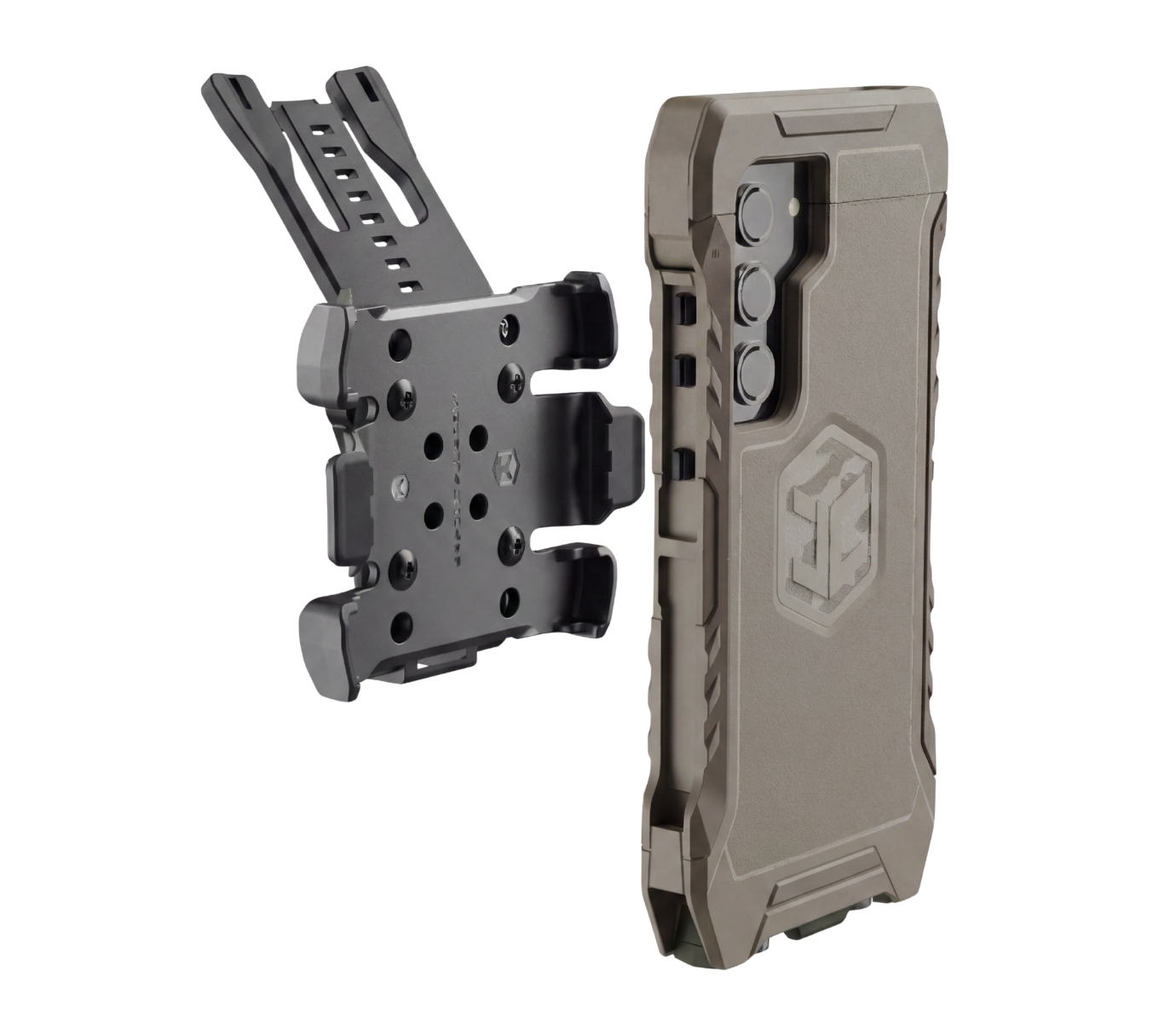 Body-worn Juggernaut.Case mount setup