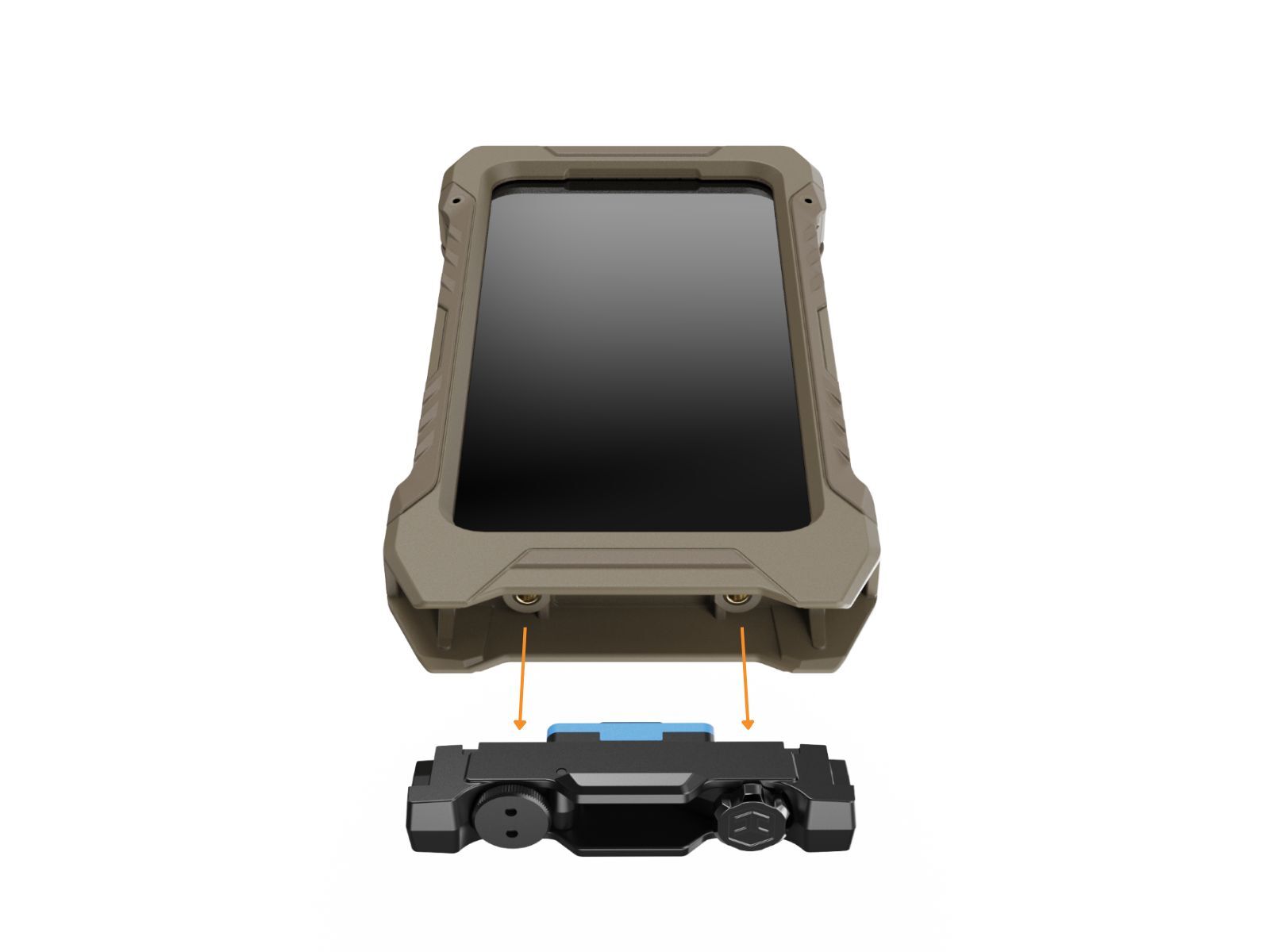 Remove the OPRTR Quick Disconnect door before installing Smart-Block