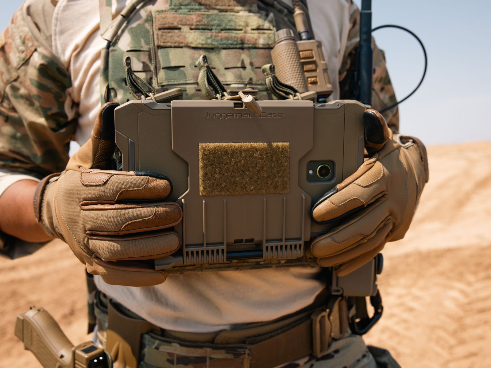 Juggernaut.Case Tablet Mount installed configuration