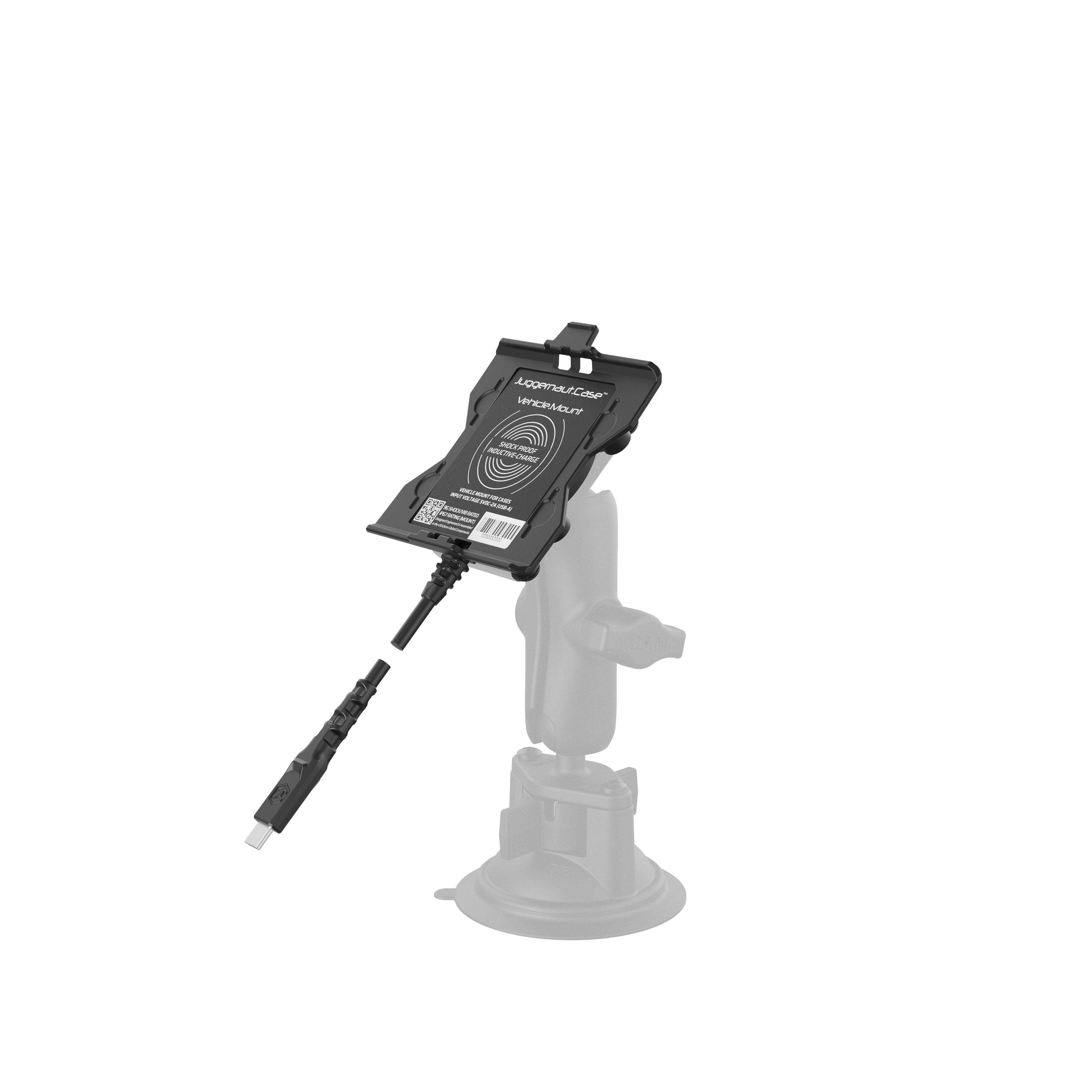 Juggernaut.Case™ Inductive Charge Vehicle.Mount JG.MT.VEH.CHG.