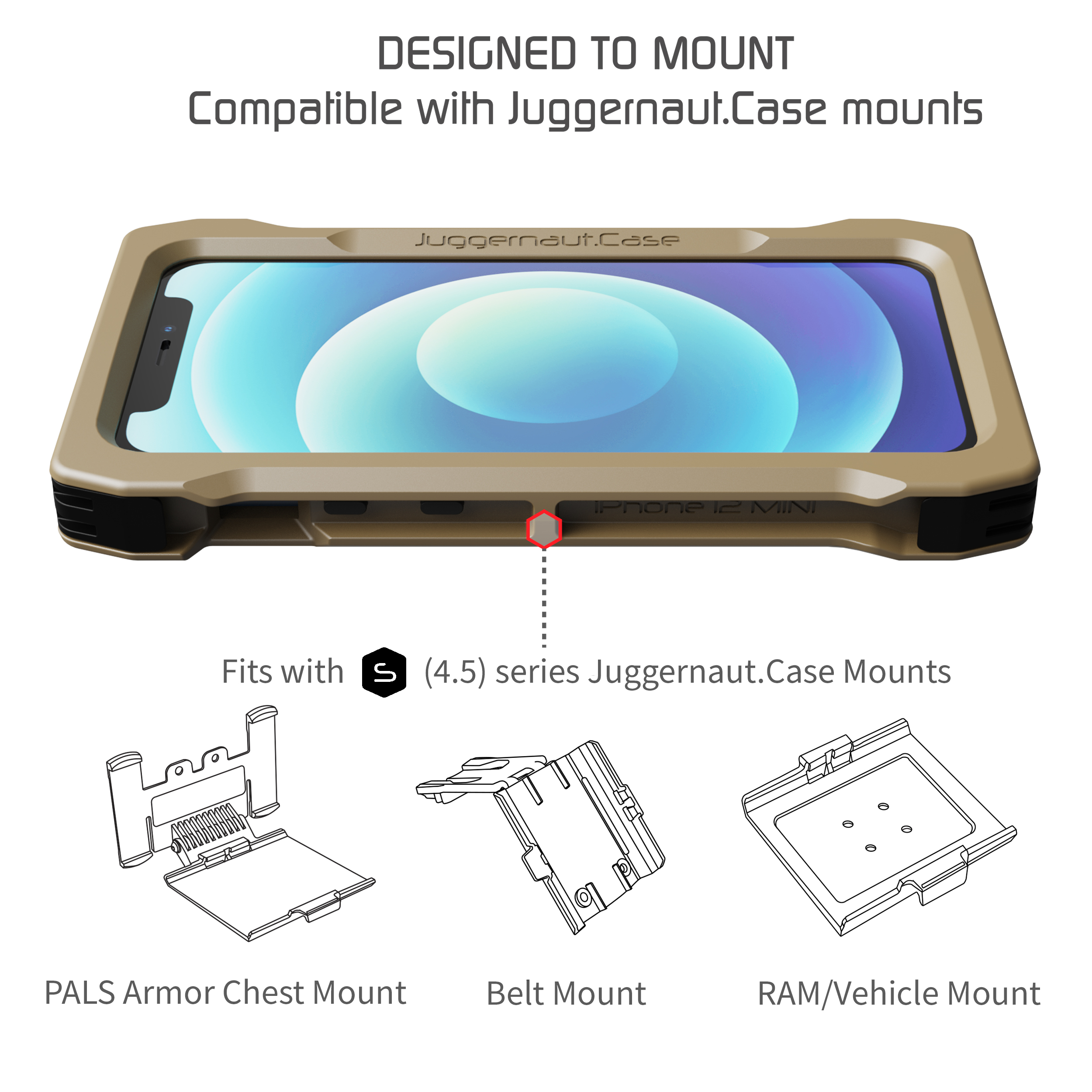 Juggernaut.Case™ iPhone 12 Mini IMPCT Phone Case JG.IMPCT.iPhone12m.