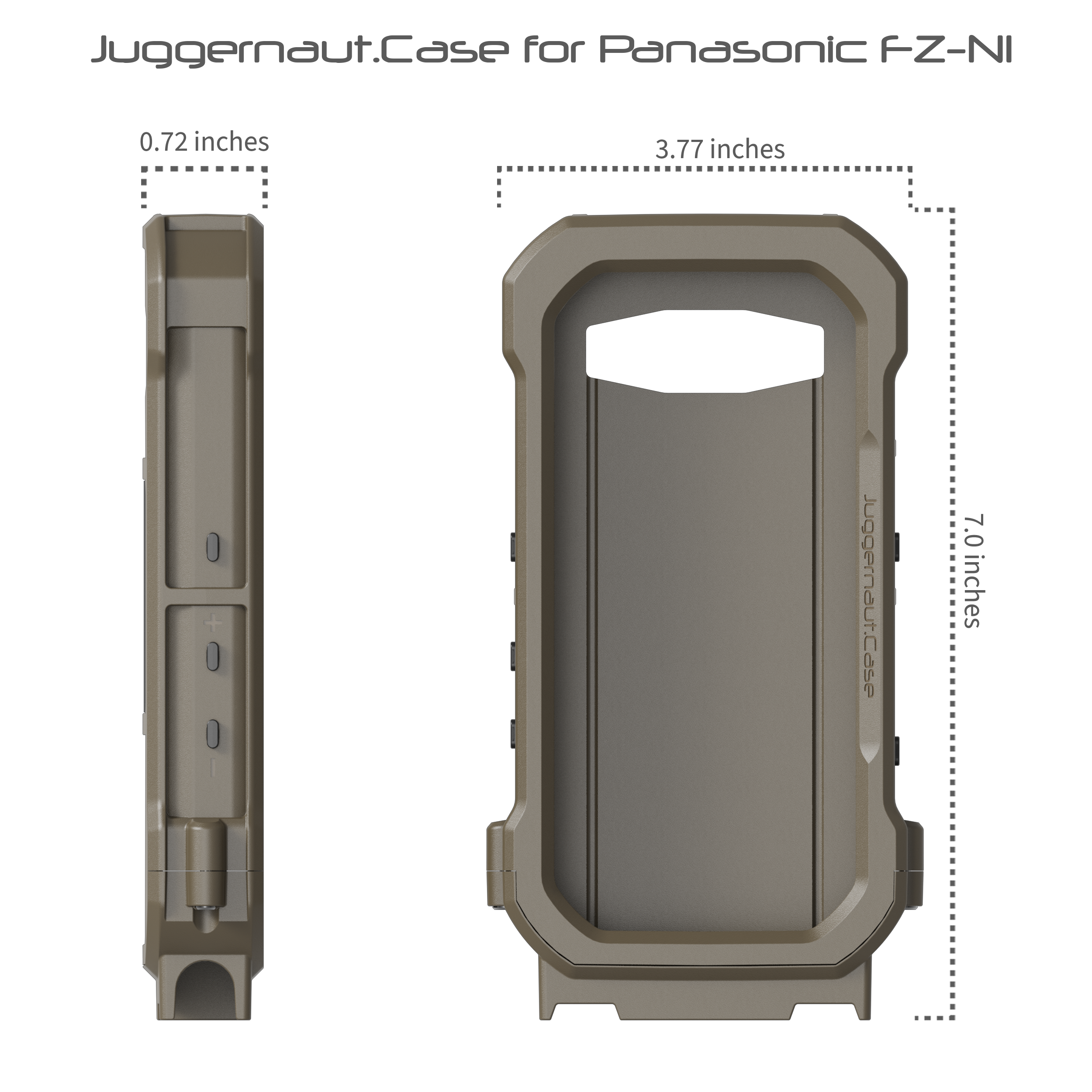 Uva instalaciones heno Panasonic FZ-N1 Toughpad Case (Tactical Version) - Juggernaut.Case™