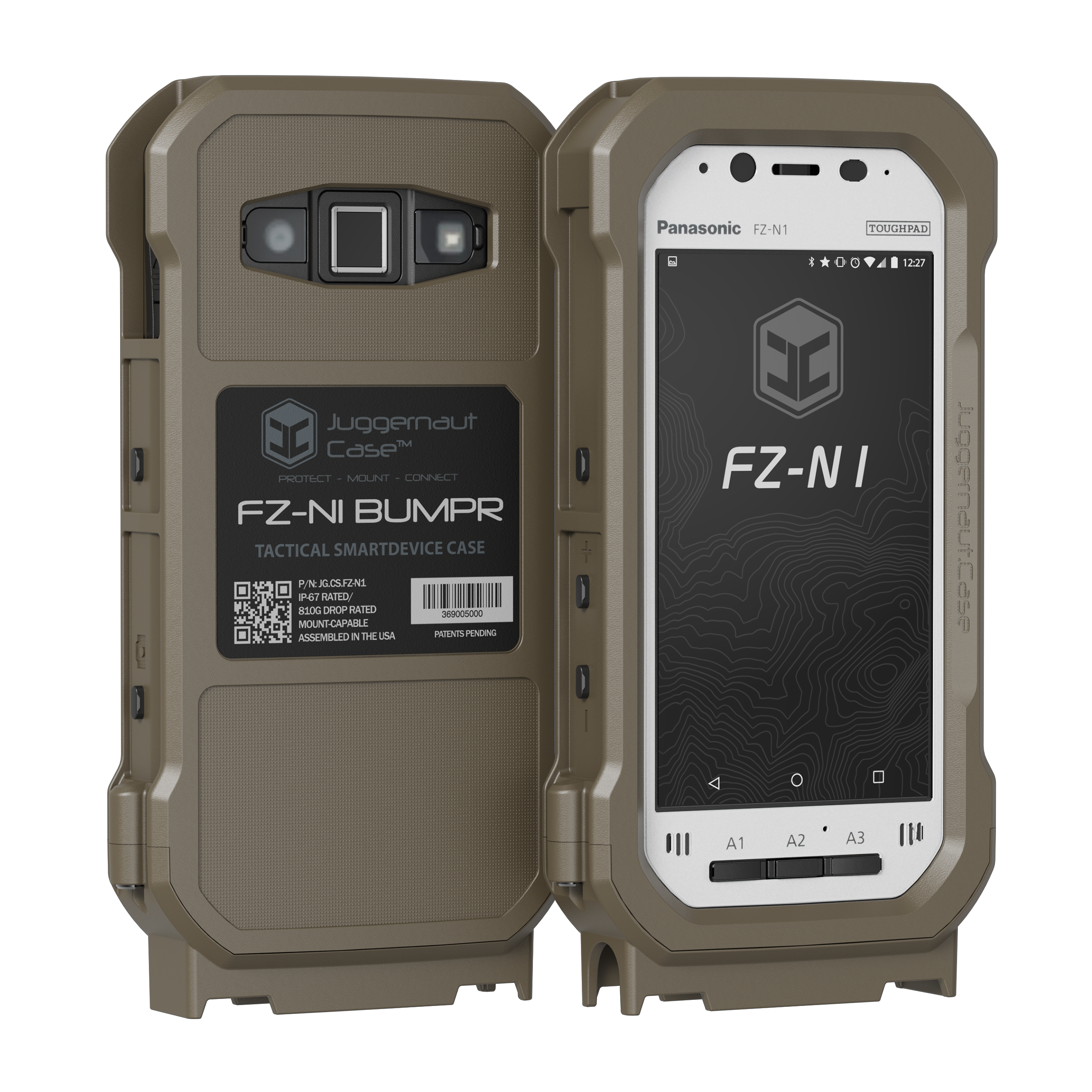 Uva instalaciones heno Panasonic FZ-N1 Toughpad Case (Tactical Version) - Juggernaut.Case™