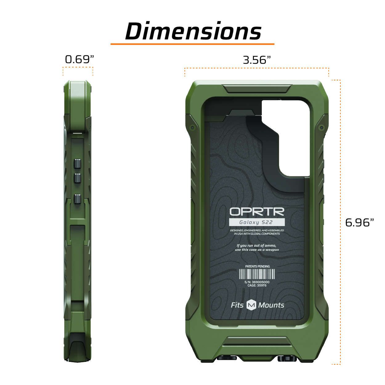 Juggernaut.Case™ Galaxy S22 OPRTR Phone Case JG.OPRTR.S22.