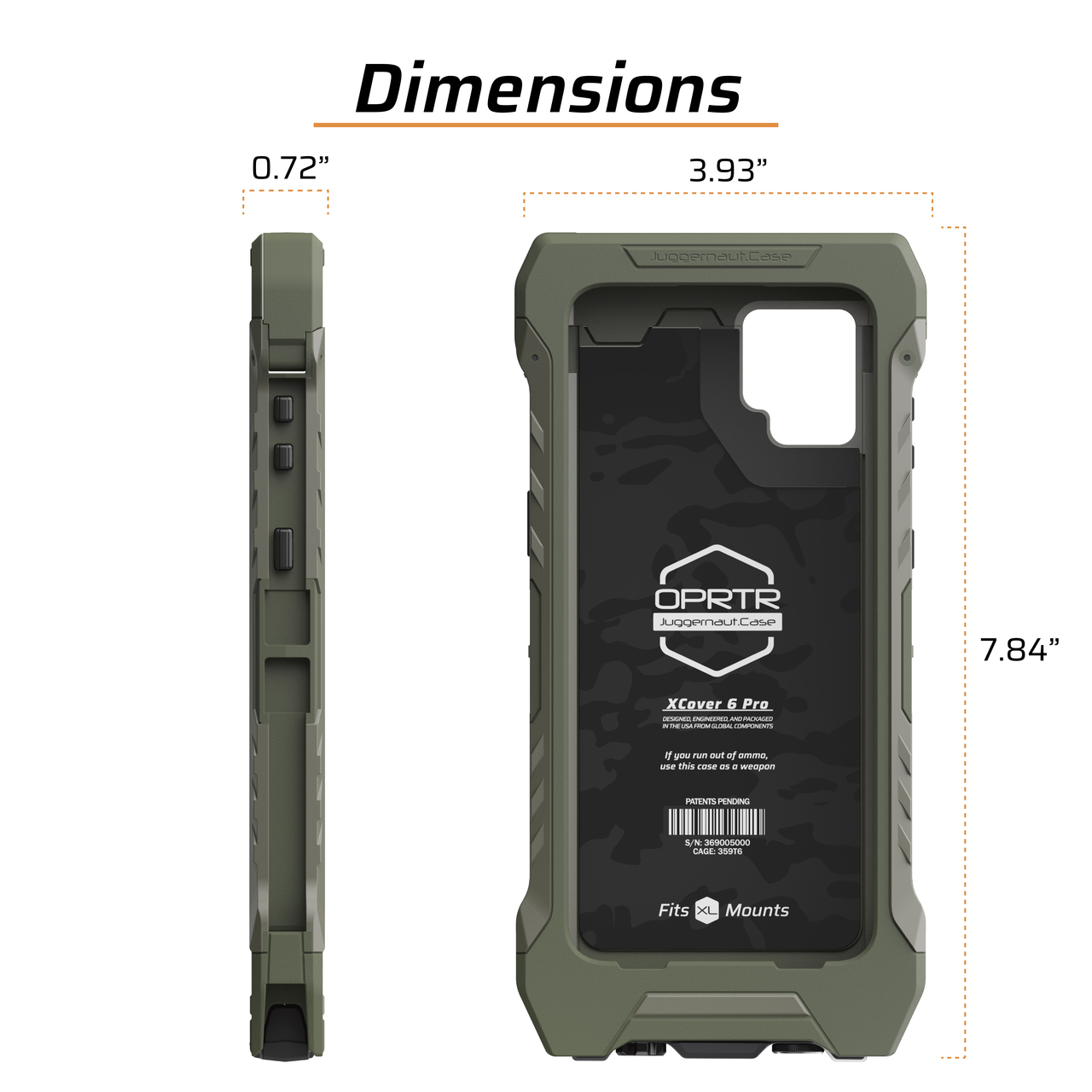 Juggernaut.Case™ XCover6 Pro OPRTR Phone Case JG.OPRTR.XC6P.