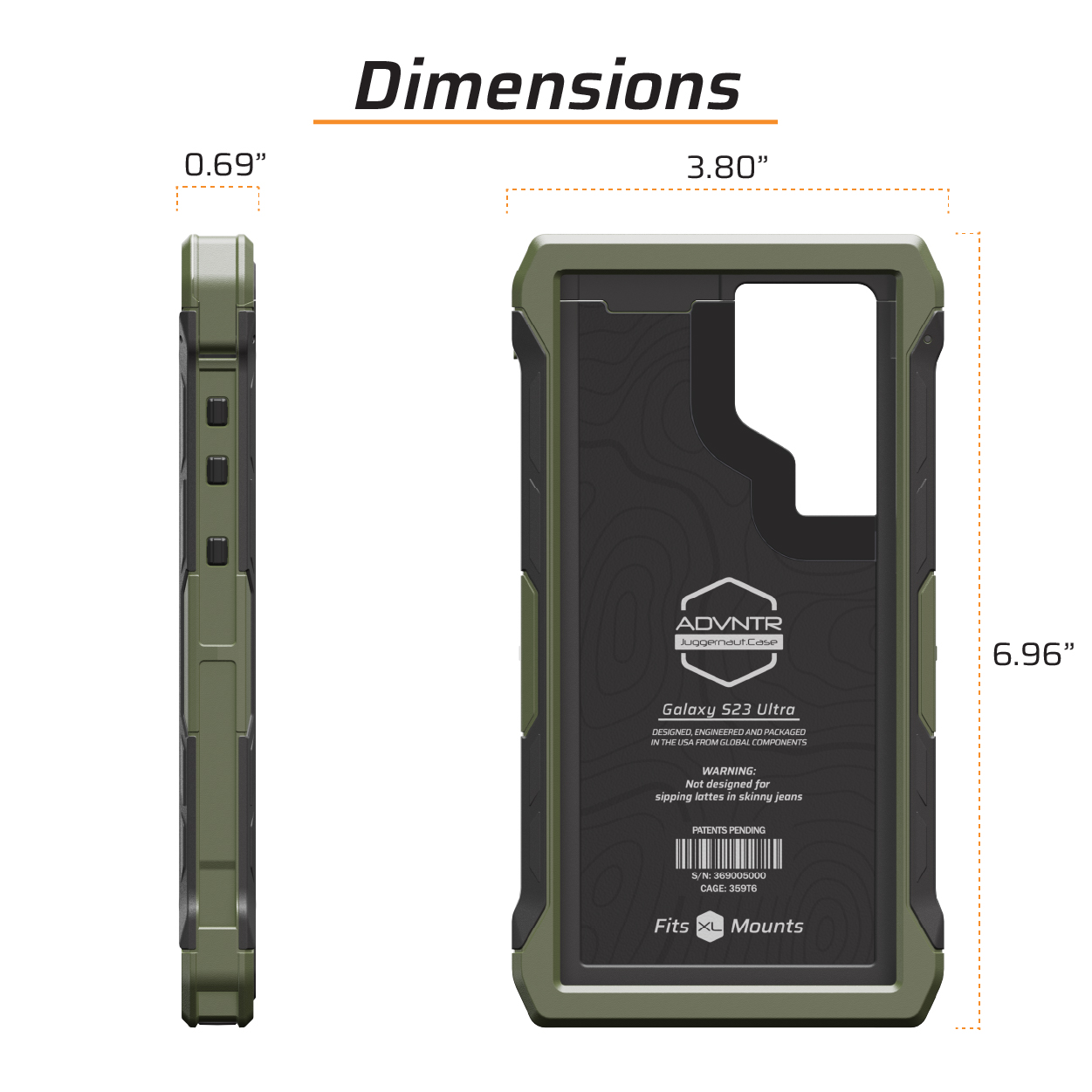 Juggernaut.Case™ Galaxy S23 Ultra ENDVR Phone Case JG.ENDVR