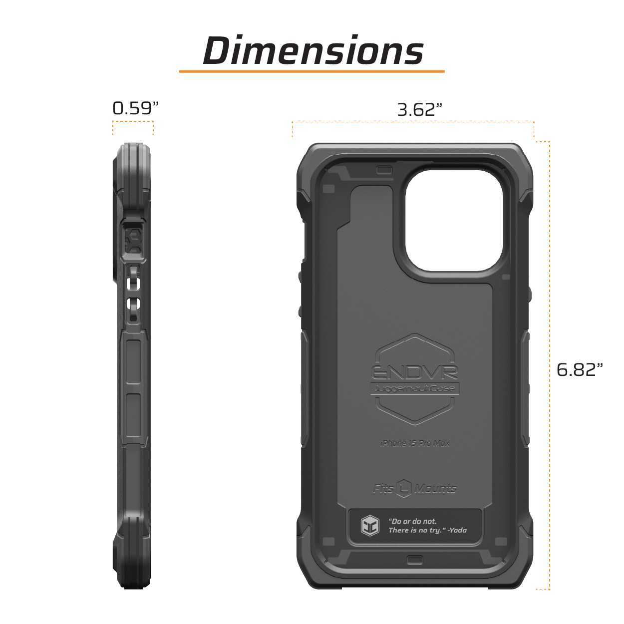 Juggernaut.Case™ iPhone 15 Pro Max ENDVR Phone Case JG.ENDVR