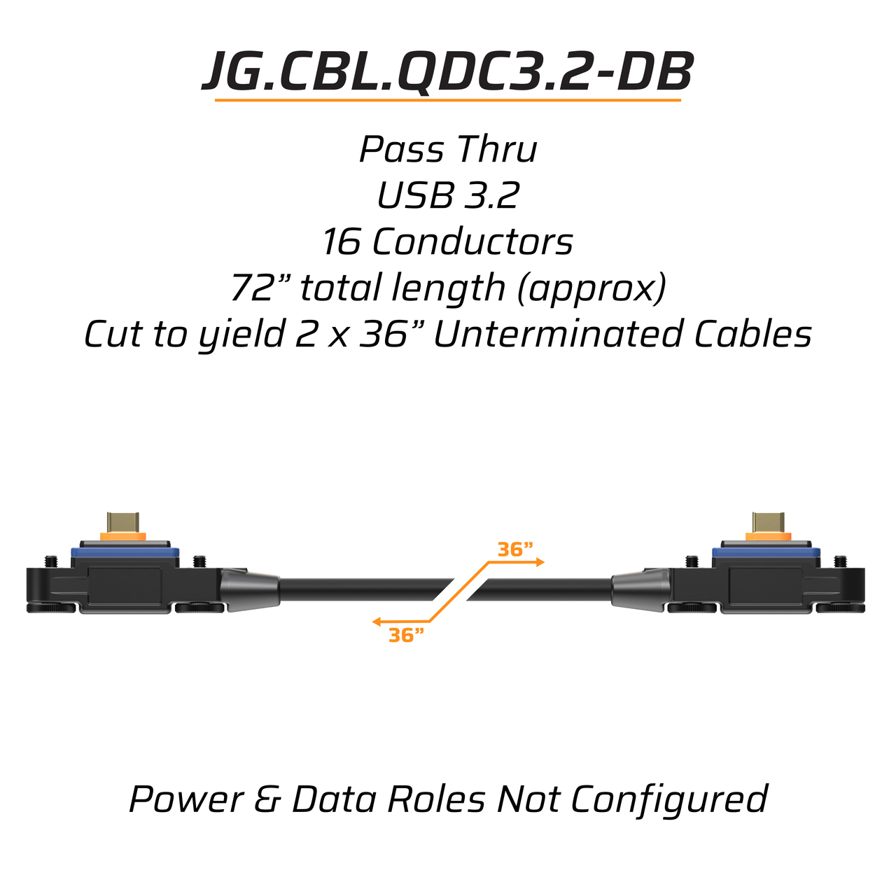 Juggernaut Cable Quick Disconnect Charge Cable