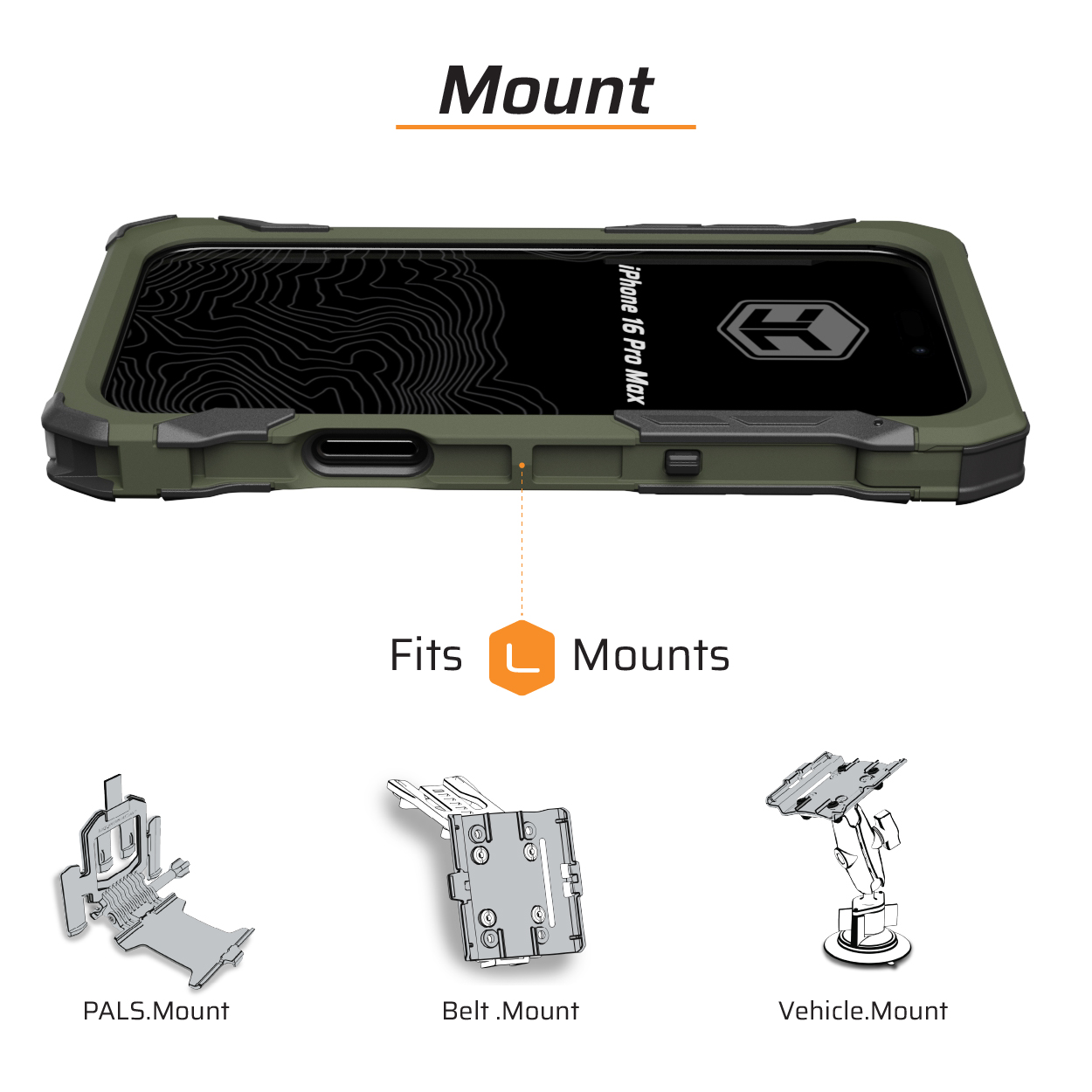 ジャガーノートケースADVNTR　Iphone16pro Juggernaut.Case™ iPhone 16 Pro Max ADVNTR Phone Case JG.ADVNTR.IP15PM