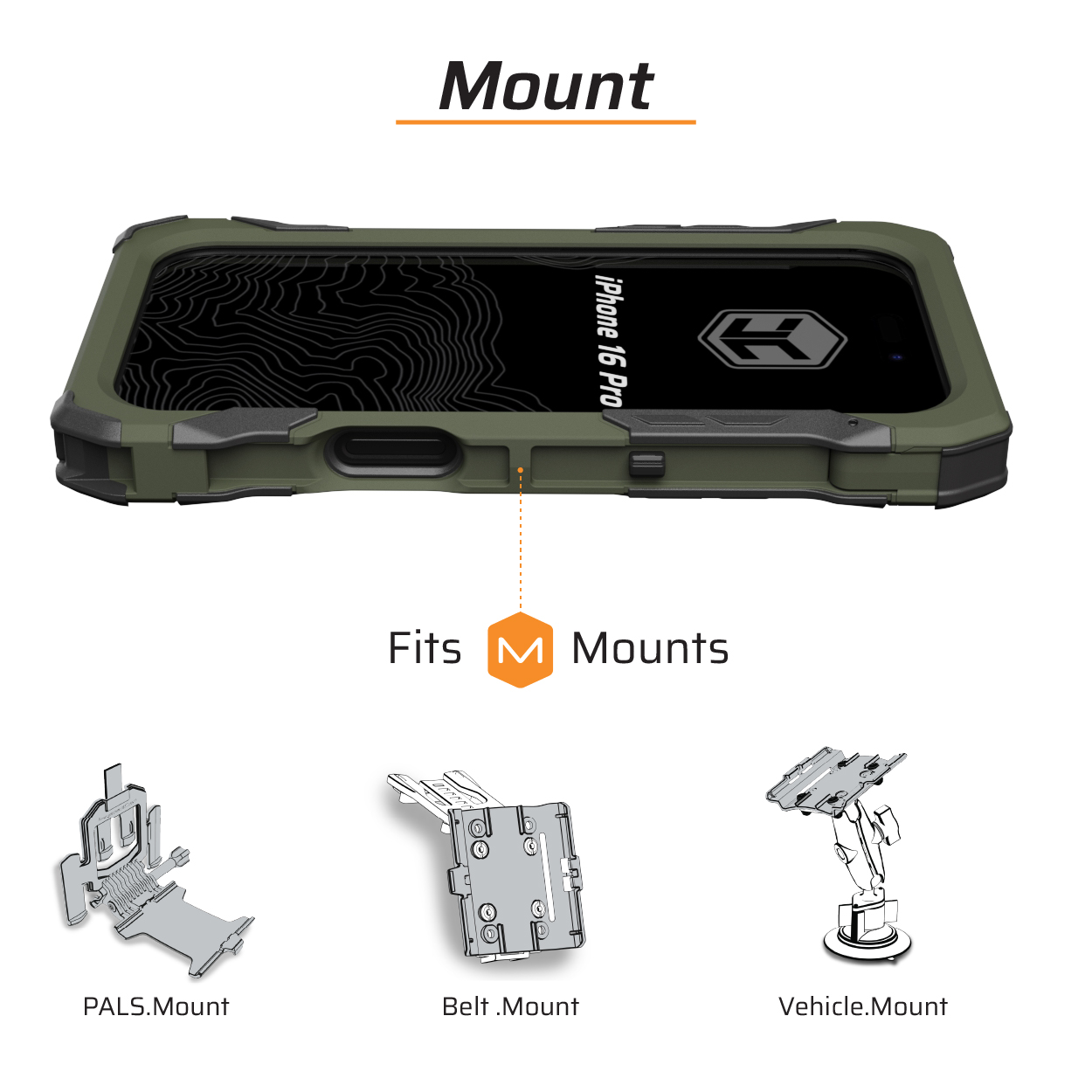 Juggernaut.Case™ iPhone 16 Pro ADVNTR Phone Case JG.ADVNTR.IP15PRO